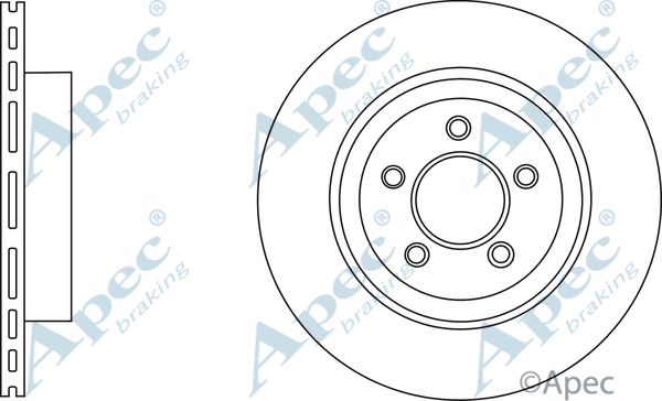 APEC BRAKING Тормозной диск DSK2899